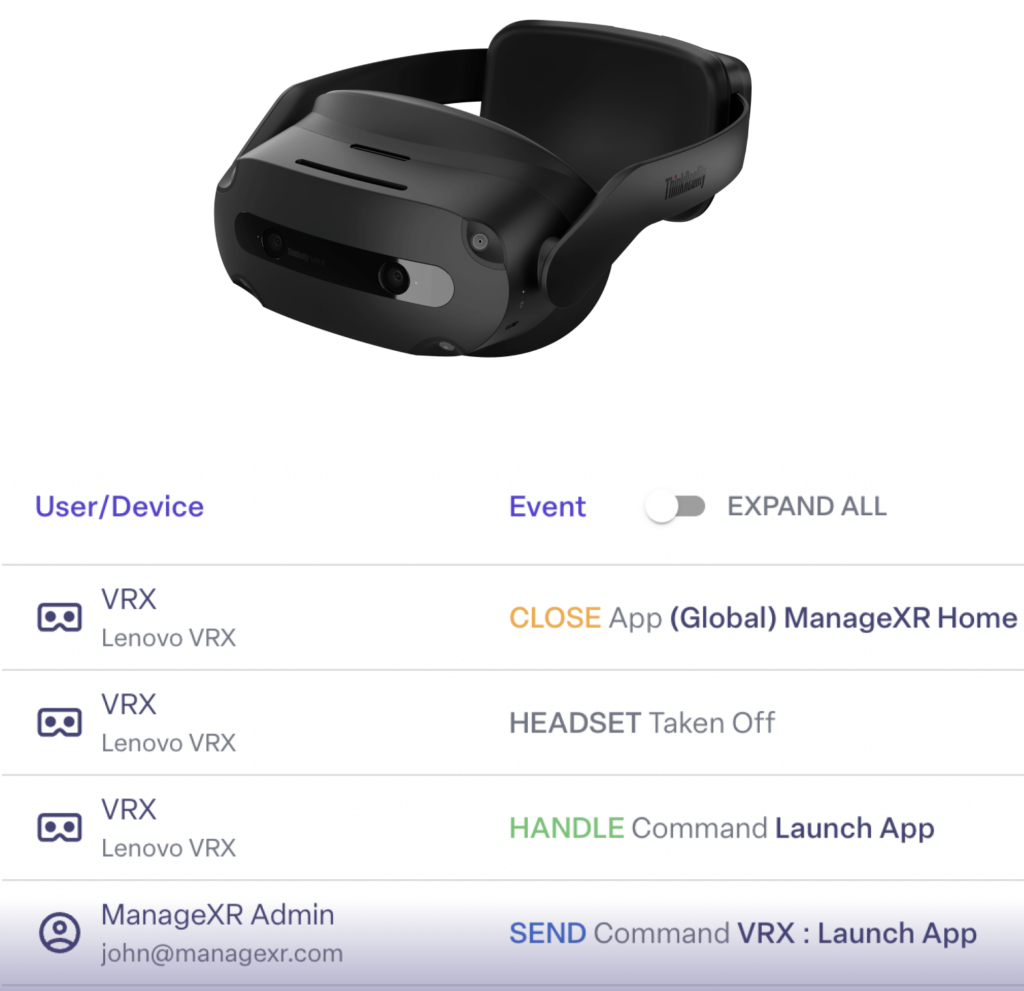 Lenovo device dashboard